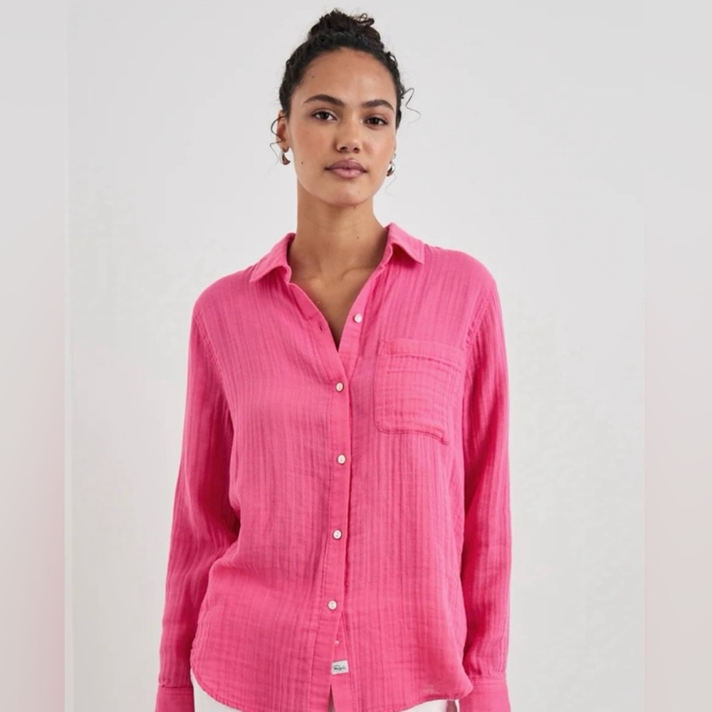RAILS Ellis Shirt in Hibiscus - NWOT